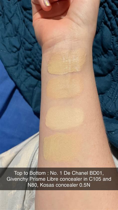 givenchy concealer|Givenchy concealer swatches.